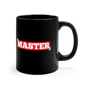 pornhint Pornhint Master, BDSM Fetish Mug, Mug for Submissive Dominant Lover, 11oz Sexy Mug, BDSM Gift, BDSM Quotes Mug, Mug for Kink Fetish Lover