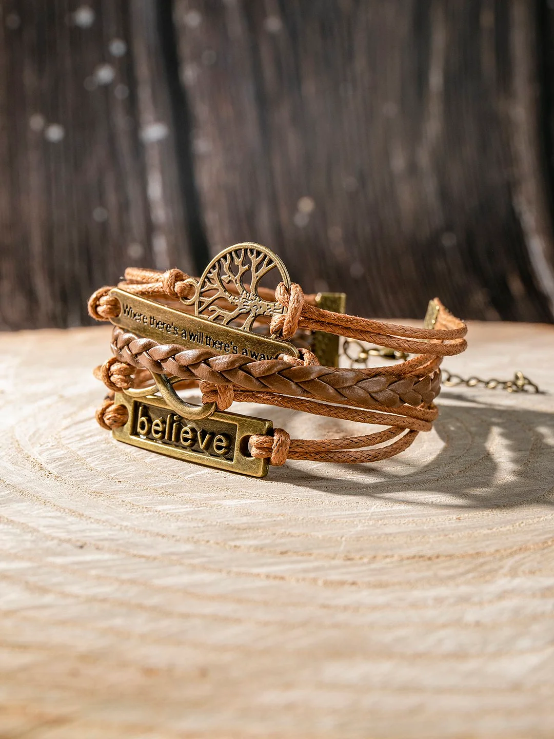 Bohemian Vintage Multilayer Leather Rope Bracelet