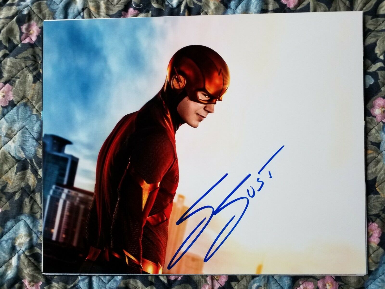 Grant Gustin The Flash Authentic Autographed Signed 8x10 Photo Poster painting