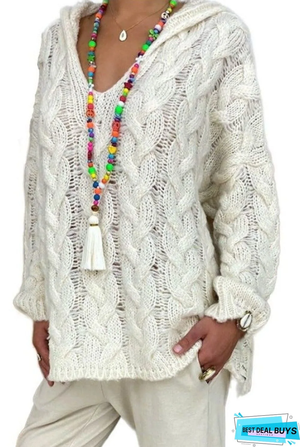 Monochrome Twisted Knitted Sweaters