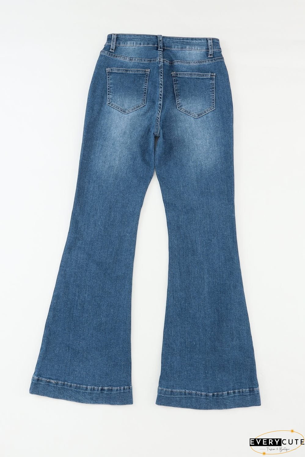 Trendy Flared Leg Jeans