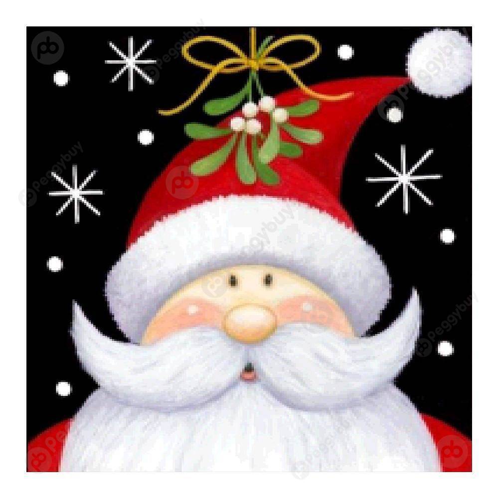 

Santa Claus - Round Drill Diamond Painting - 25*25CM, 501 Original