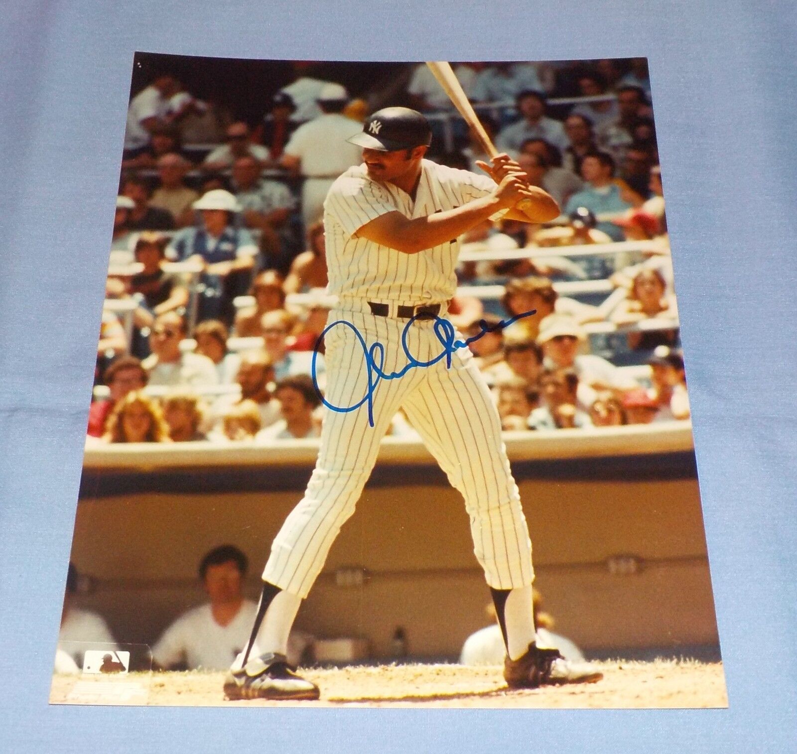 NY Yankees Chris Chambliss Signed Autographed 8x10 Photo Poster painting