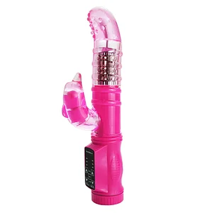 Bed fun-G-Spot Rabbit Dildo Vibrator for Dual Stimulation