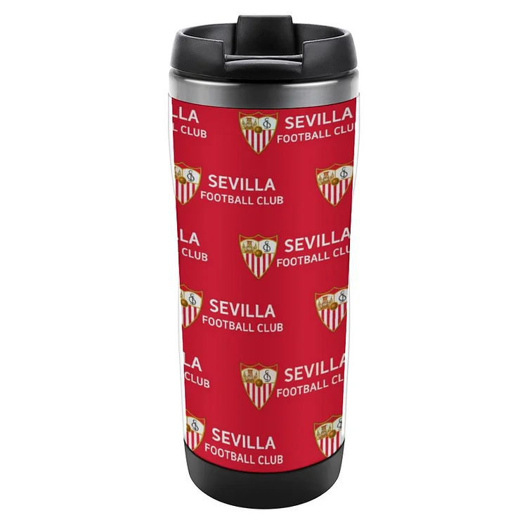 FC Seville Tasse À Café En Acier Inoxydable Tasse Isolante Travel Mug Avec Couvercle