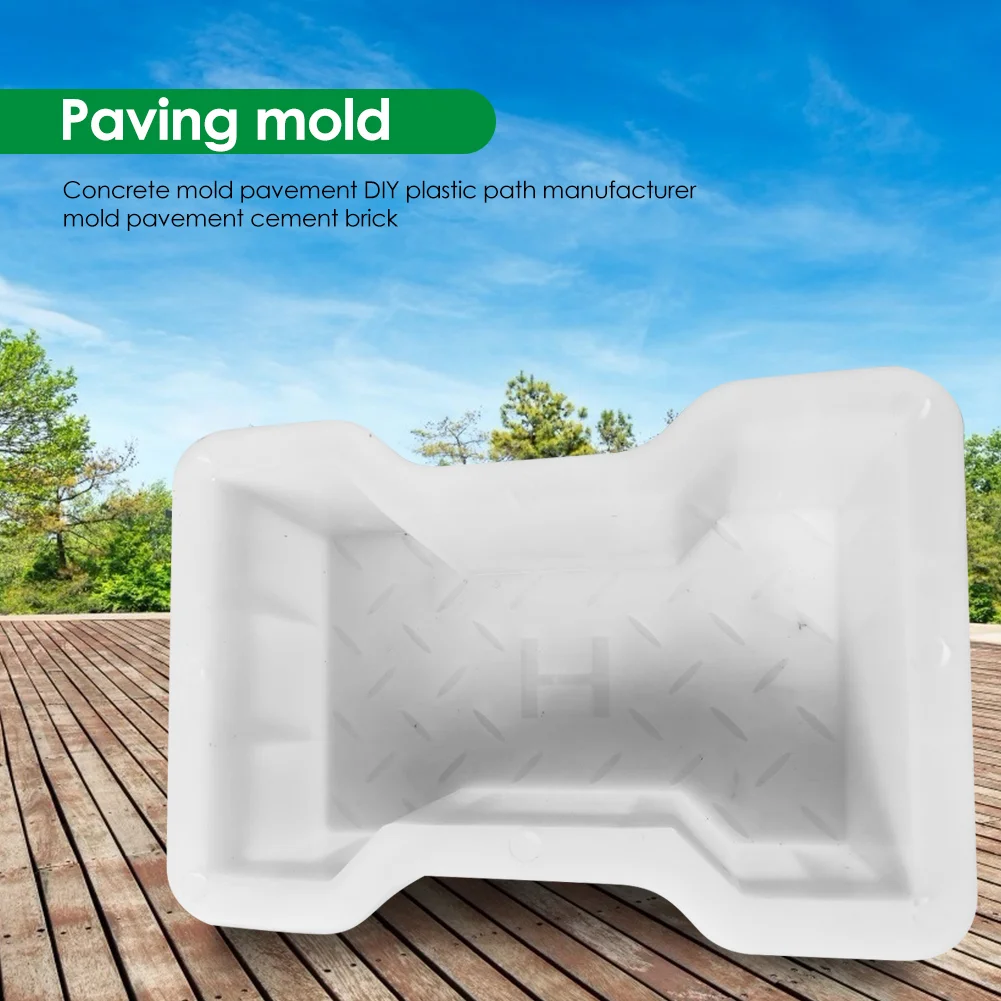 Garden Paving Mold DIY Path Maker Cement Brick Concrete Stone Road Mould