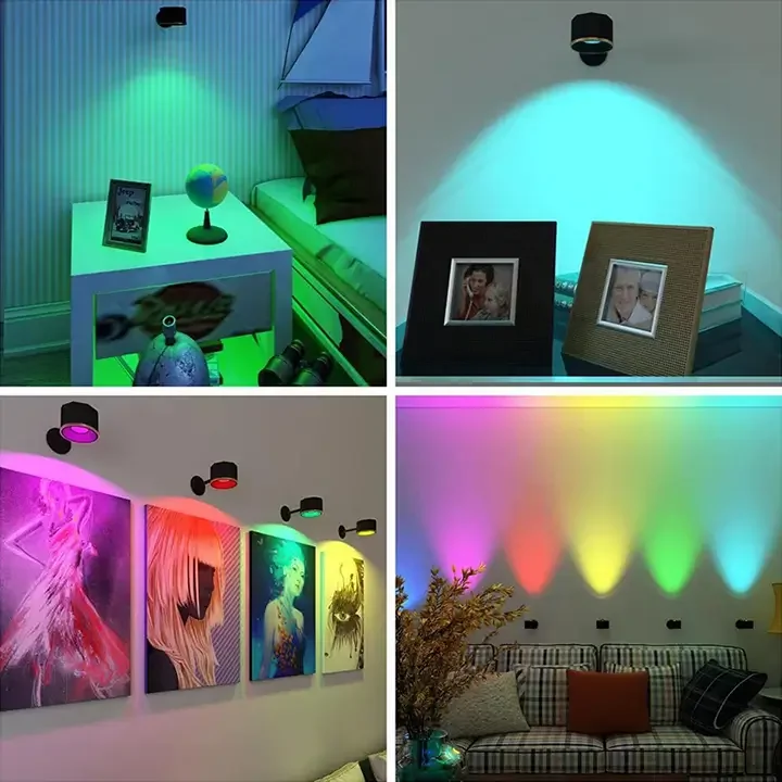 360° Rotating Magnetic Cordless Wall Light