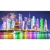 City Night View-Full Round Diamond Painting(50*100cm)