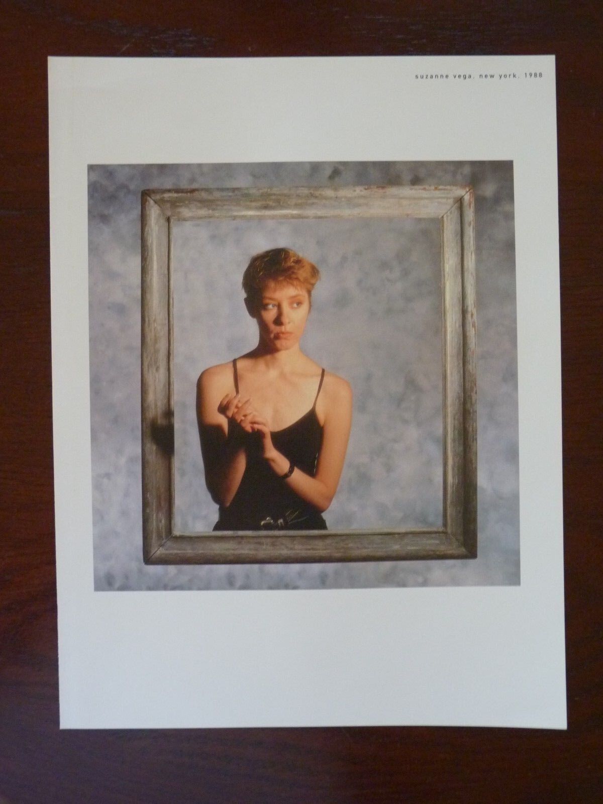 Suzanne Vega Single Side Coffee Table Book Photo Poster painting Page 8x11