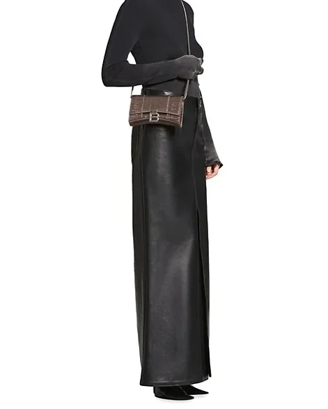  Balenciaga Hourglass Wallet On Chain Metallized Crocodile Embossed 4.9 out of 5 Customer Rating