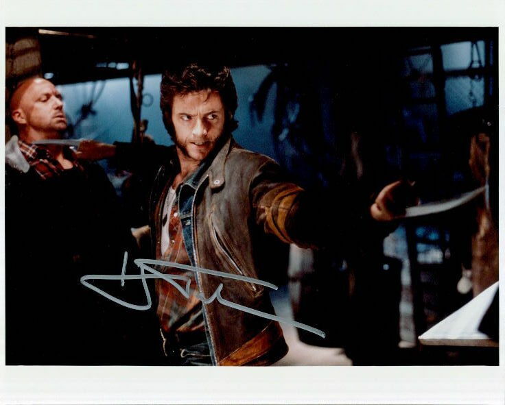 Hugh Jackman (X-Men) signed 8x10 Photo Poster painting In-person