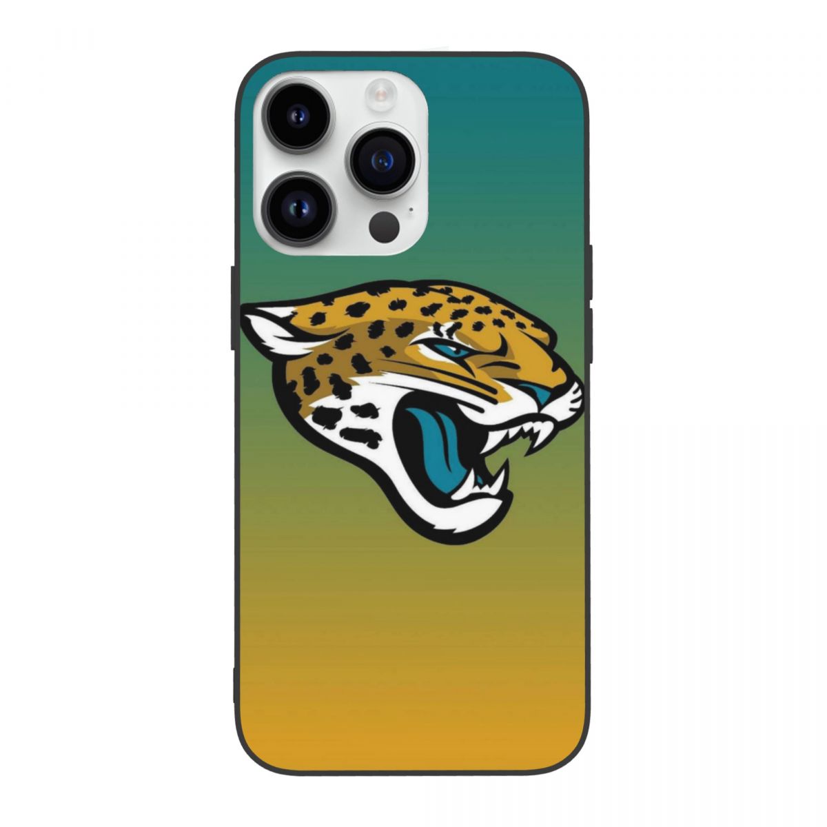 Jacksonville Jaguars Emblem Gradient iPhone 14 Phone Case