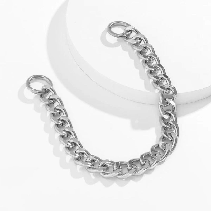 Imitation Pearl Alloy Solid Color Bag Chain