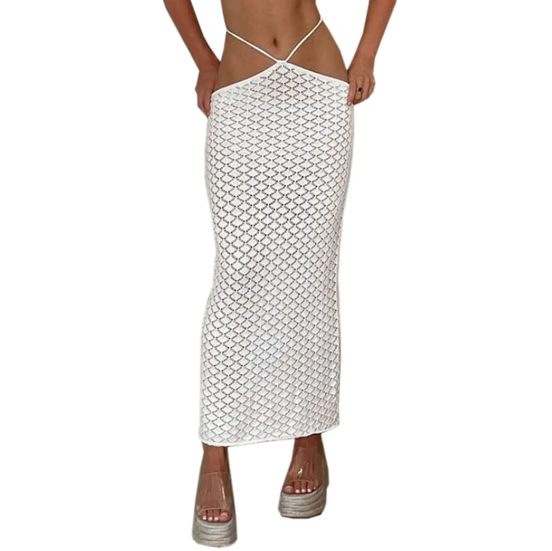 Brownm Brownm Spring And Summer Explosion Women's Waist With Mermaid Half-Body Dress