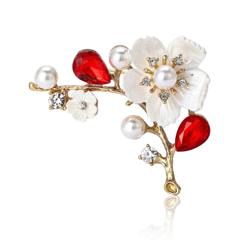 Elegant Pastoral Pin Flower Alloy Women’s Brooches