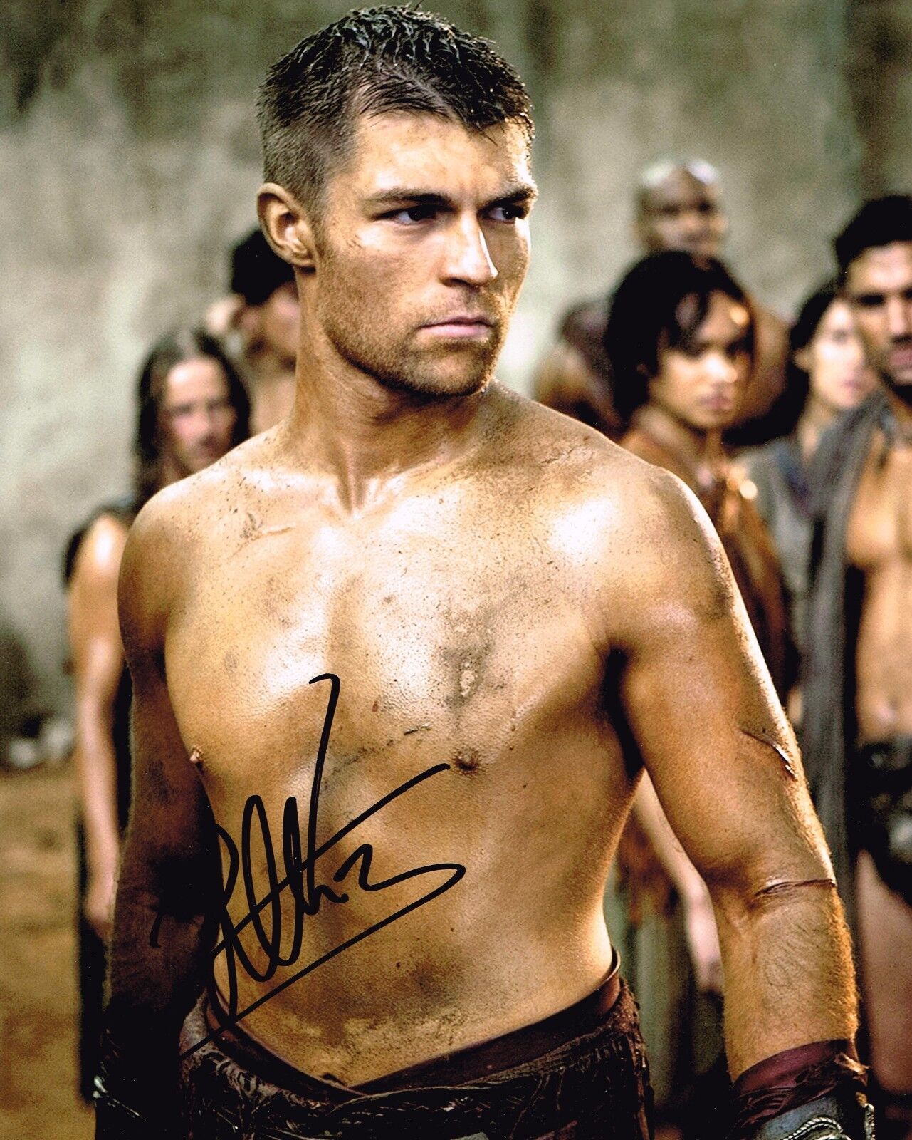 Liam McIntyre Hand Signed Autograph 8x10 Photo Poster painting In Person Proof Spartacus Actor