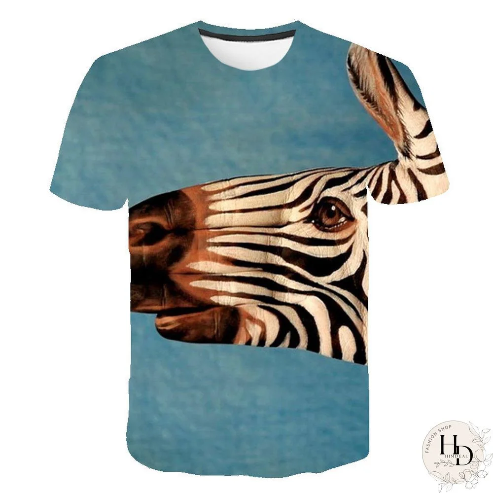 Summer Streetwear Scary Man Male 3D Print Creative Character Casual Shirt Plus Size Short Sleeve Tees Tops Clothing