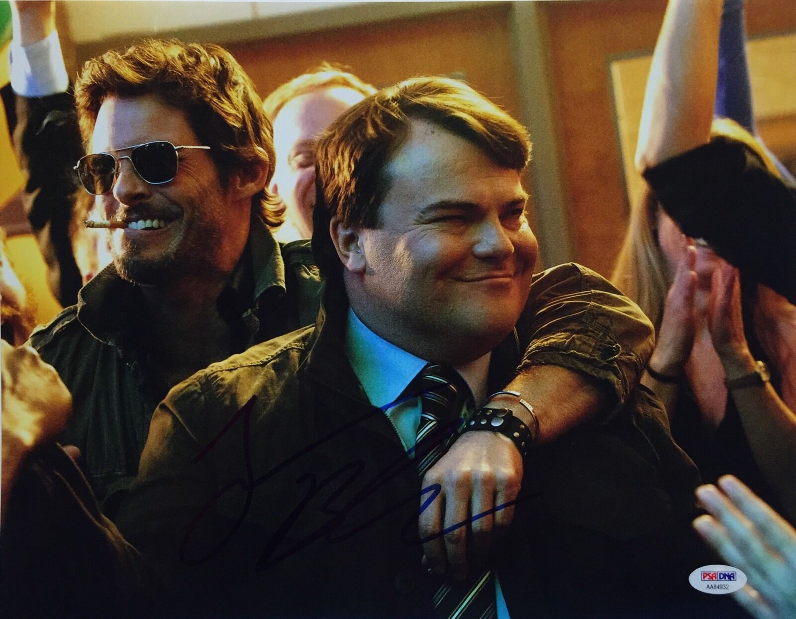 Jack Black Signed Autographed 11x14 Photo Poster painting *The D Train PSA AA84932