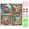 (US Local)4pack Xmas-Crystal Rhinestone Diamond Painting(30x30cm)