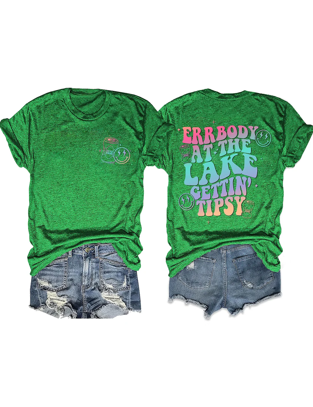 Errbody At The Lake Gettin Tipsy T-shirt