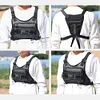 Unisex Front Chest Pack Breathable Lightweight Front Vest Bag Hip Hop Streetwear