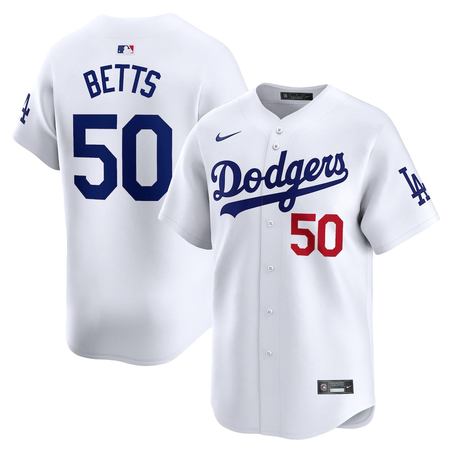 Maillot MLB 50 BETTS LA Dodgers Maillot De Fou, site maillot de foot pas cher