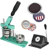 [US Local Warehouse] Semi Automatic Tarpaulin Eyelet Press with 5000Pcs Metal Eyelets 10mm Hand Press Eyelet Grommet Machine for Fabric Leather Banners DIY Projects
