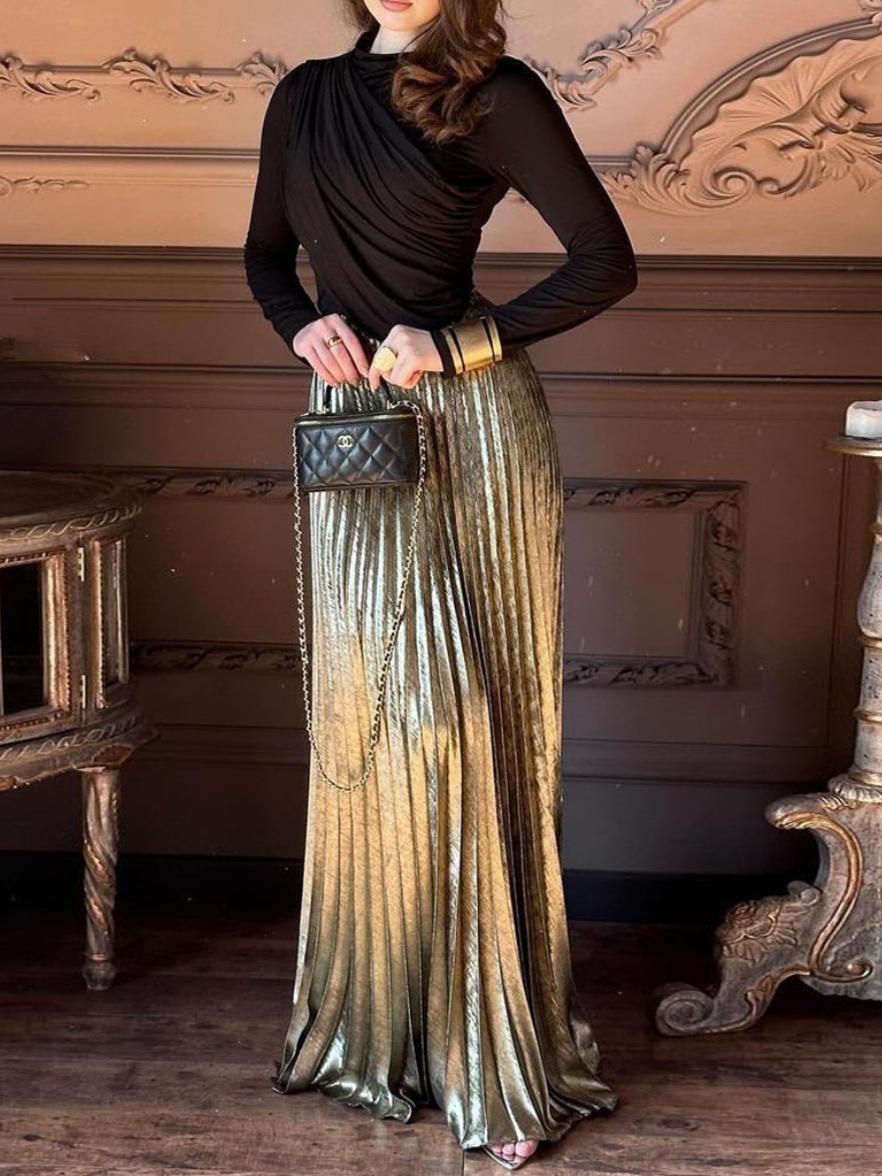 Stylish Top Pleated Half Dress Suit | Oxredo Shop Ramadan Sale