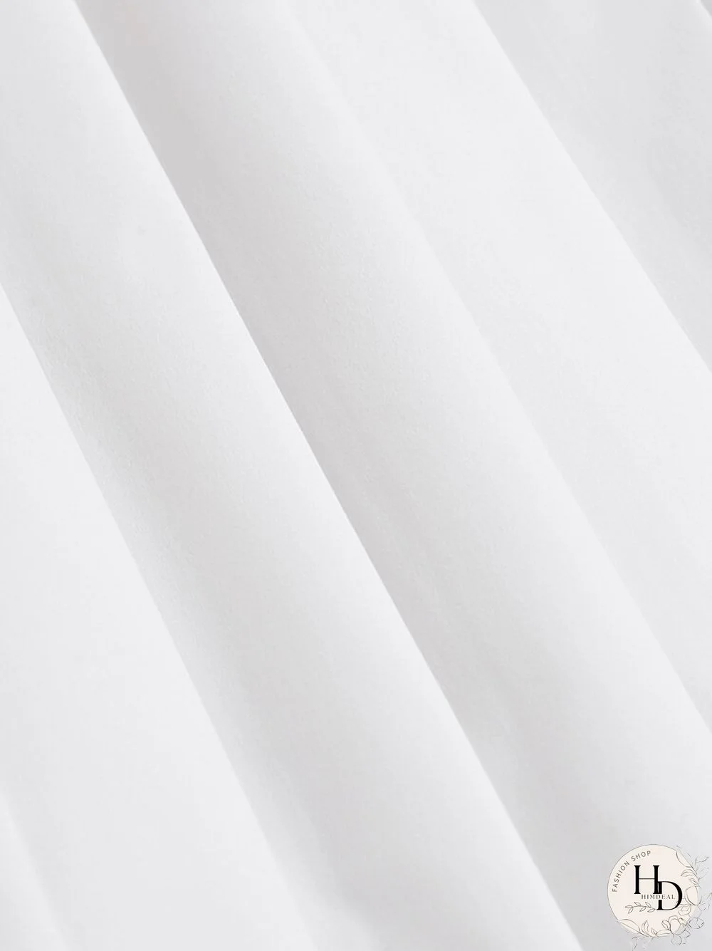 Half Sleeve Pleats Solid Leisure Round Neck Blouse