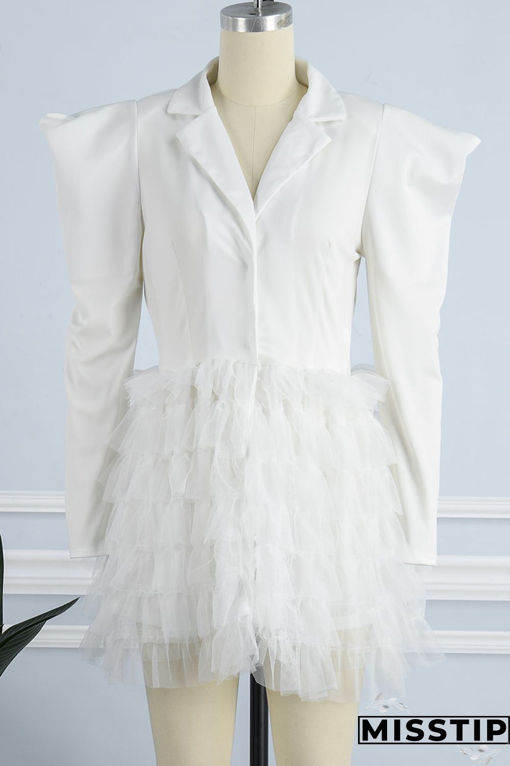 Tangerine Red Casual Street Solid Patchwork Turn-back Collar A Line Dresses