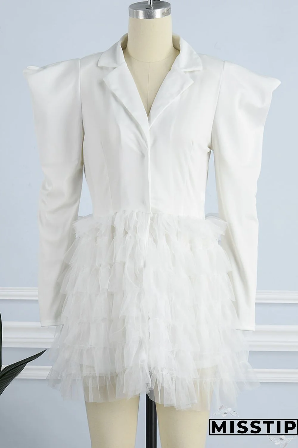 Tangerine Red Casual Street Solid Patchwork Turn-back Collar A Line Dresses