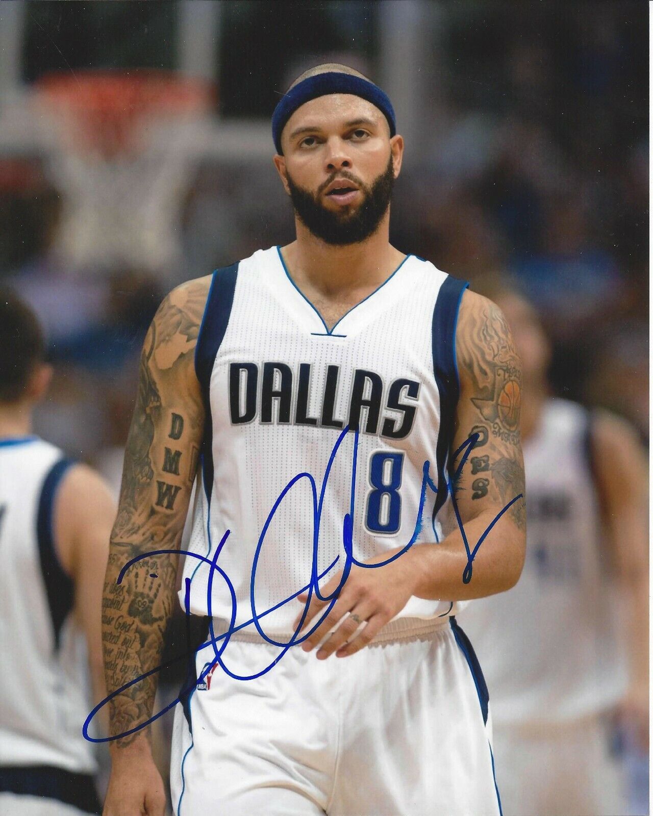 Deron Williams Autographed 8x10 Dallas MavericksB381