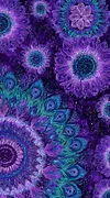 Luxury AB Velvet Diamond Painting Kit - Purple Peacock Feathers