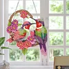 Diamond Painting Hummingbird Acrylic Hanging Pendant for Wall Home Decor