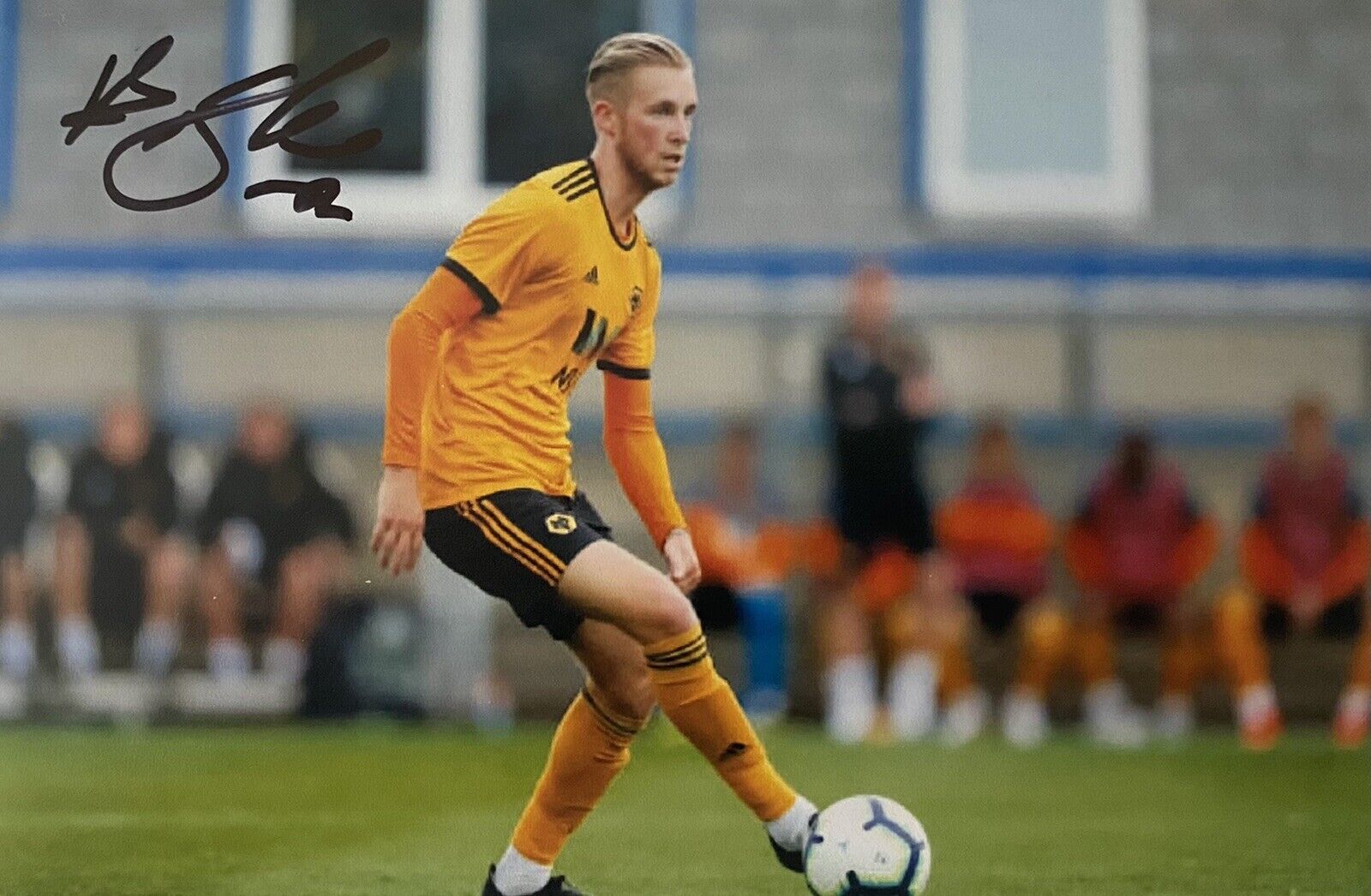 Ben Stevenson Genuine Hand Signed Wolves 6X4 Photo Poster painting