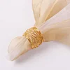 Stylish Golden Wiring Event Napkin Ring