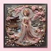Kimono Girl-11CT Stamped Cross Stitch 50*50cm