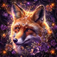 Mystic Fox Glow - Diamond Painting