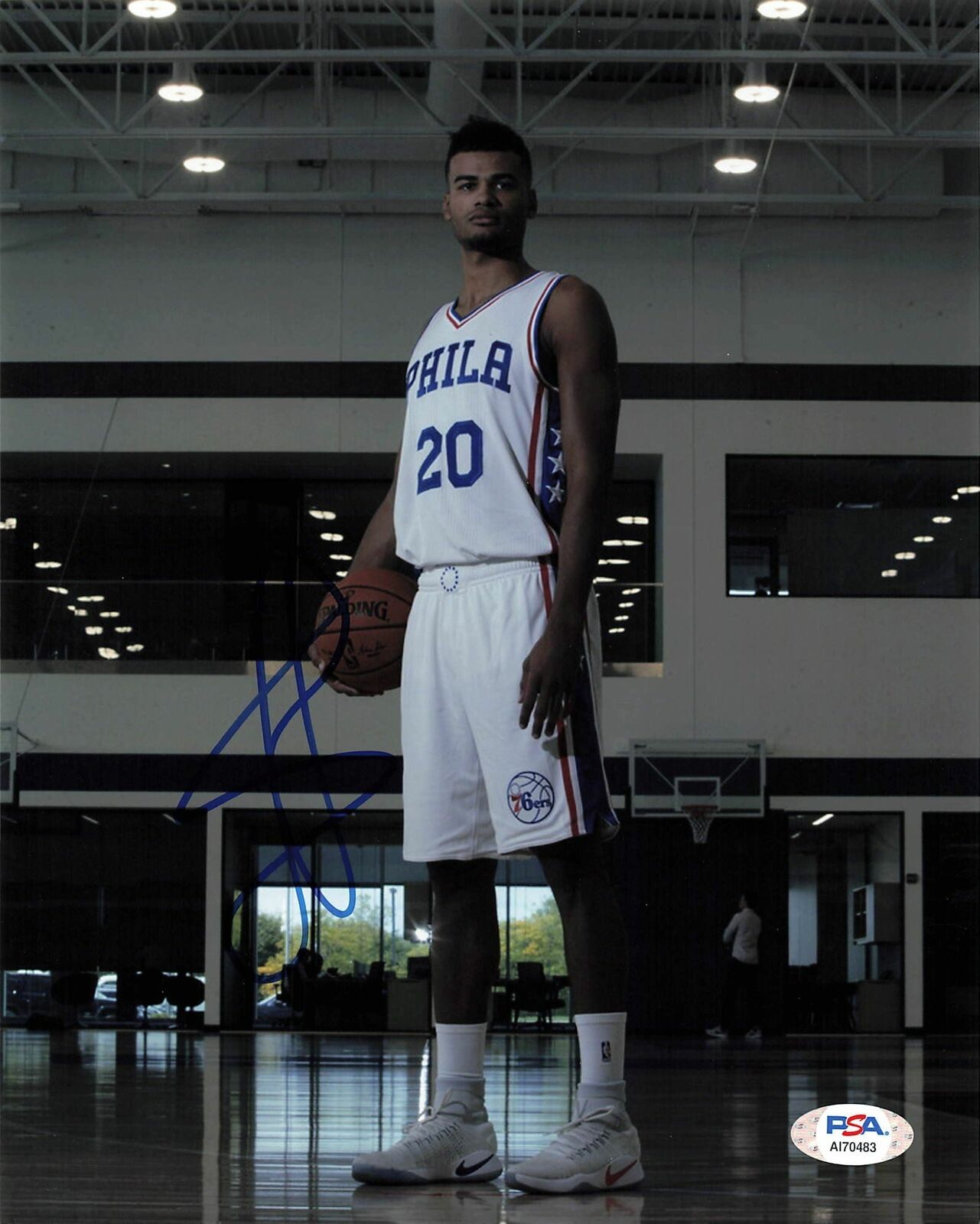 Timothe Luwawu-Cabarrot signed 8x10 Photo Poster painting PSA/DNA Philadelphia 76ers Autographed