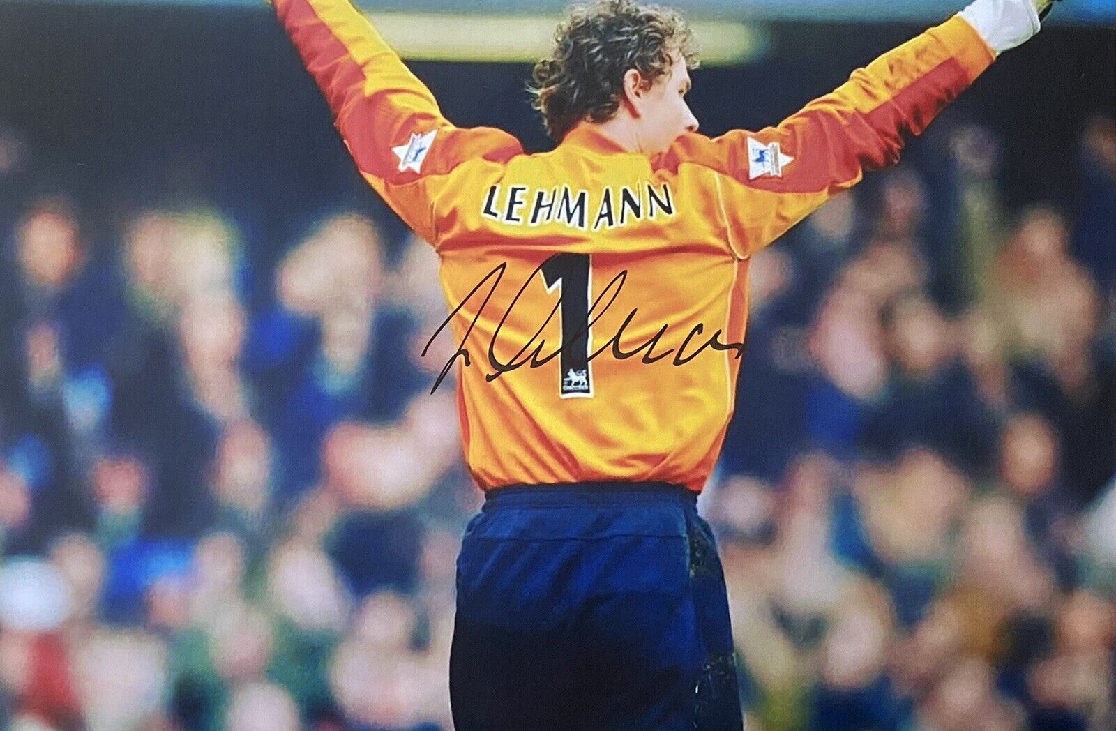 Jens Lehmann Genuine Hand Signed Arsenal 12x8 Photo Poster painting, See Proof, 2