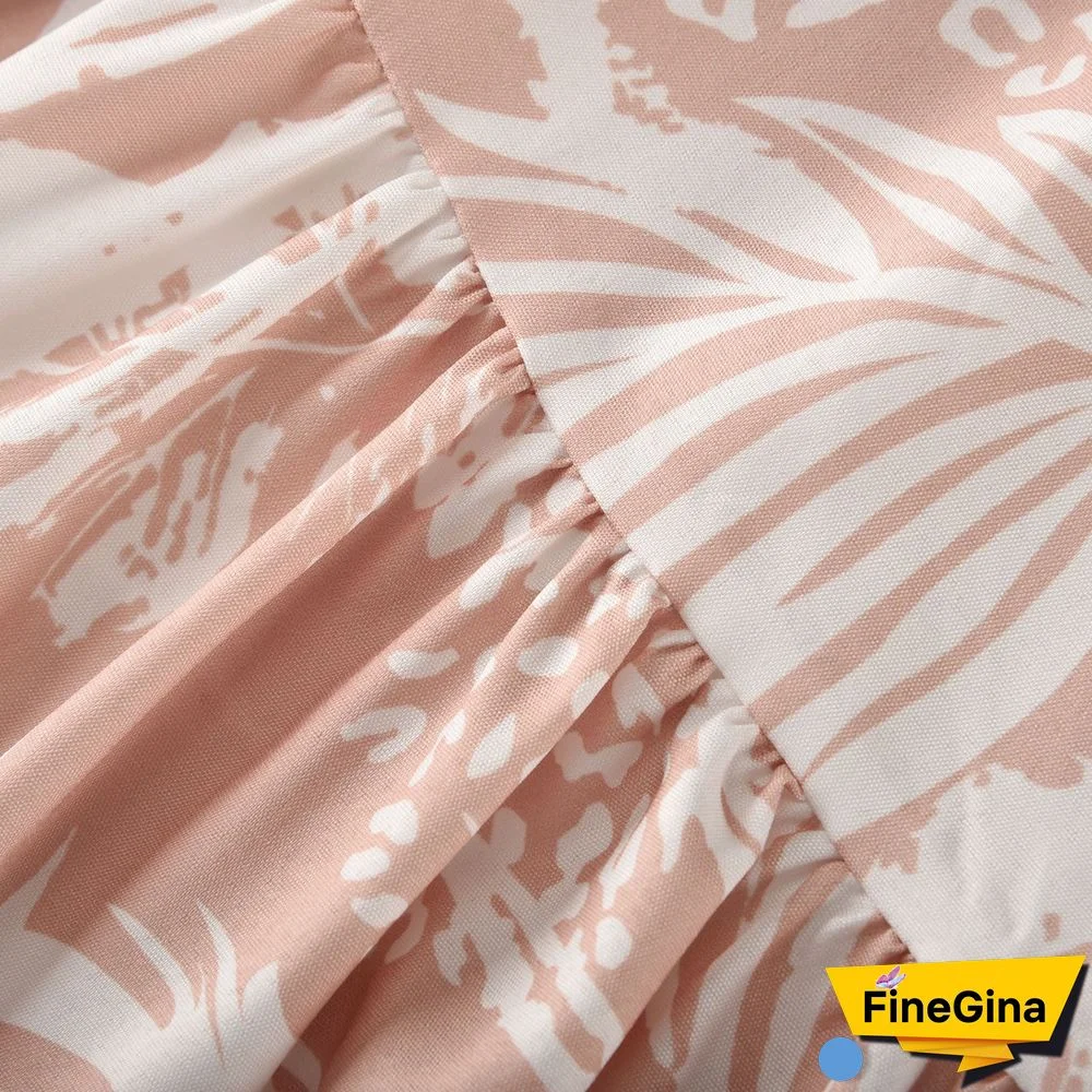 Best Selling European and American Women's Short Sleeve Printed Dress