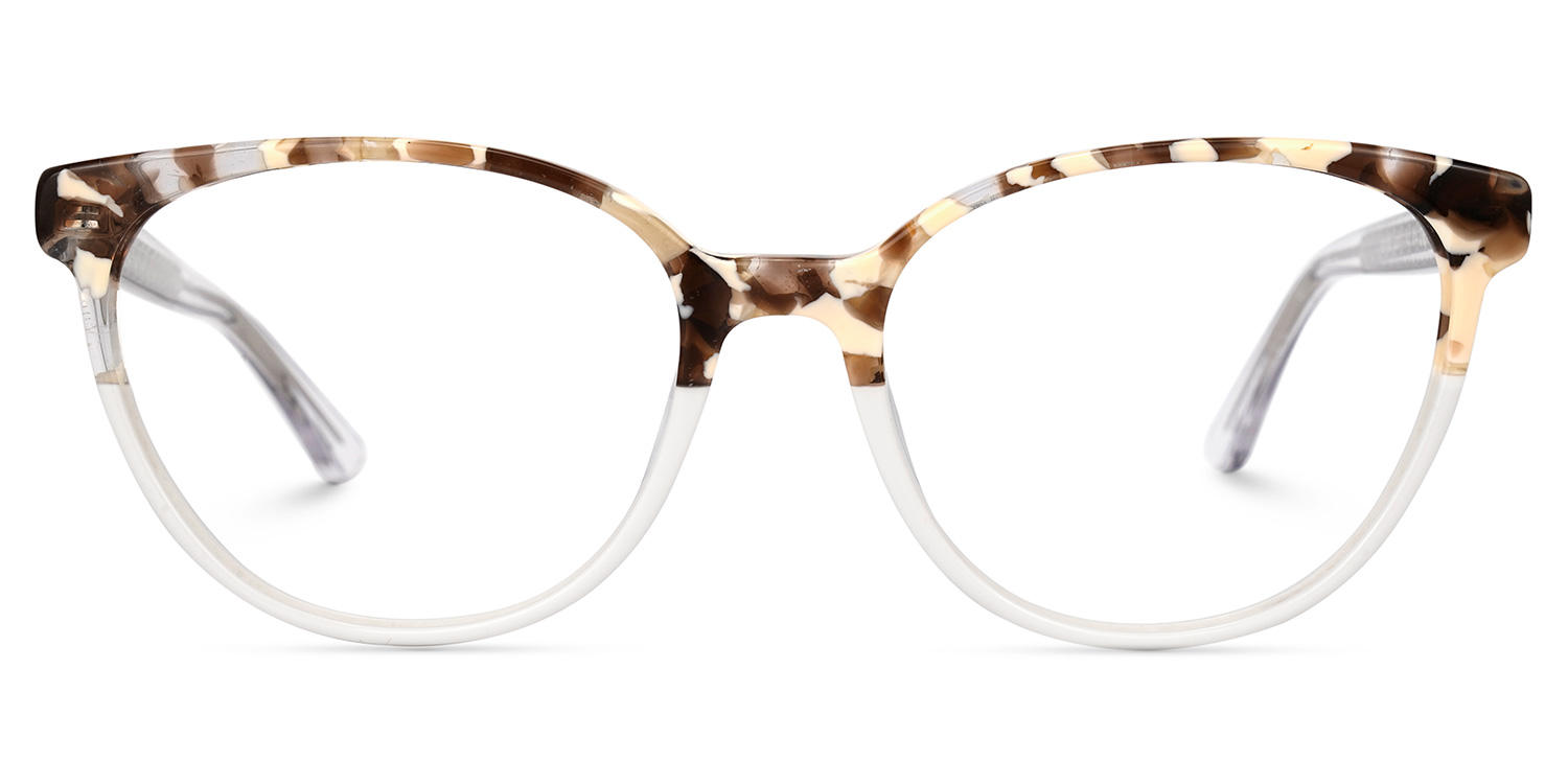 Felesa Gelb-Tortoise Cateye Brille Gelb-Tortoise
