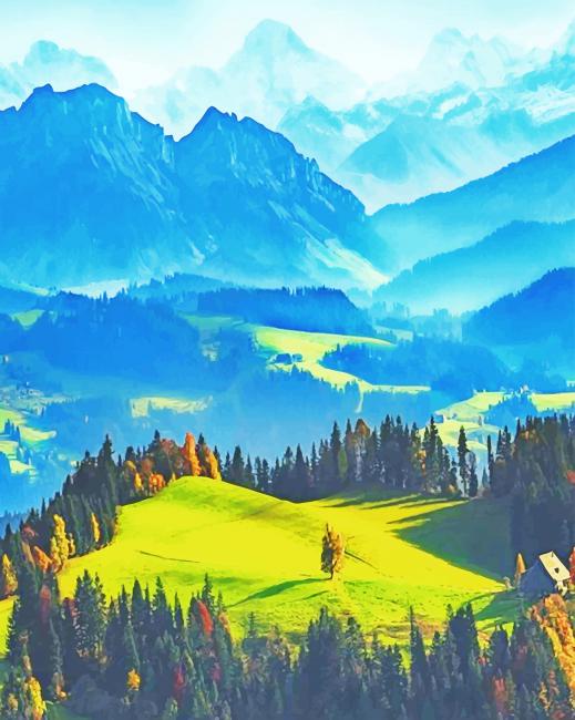 

Beautiful Nature – Paint By Numbers - 40*50CM, 501 Original
