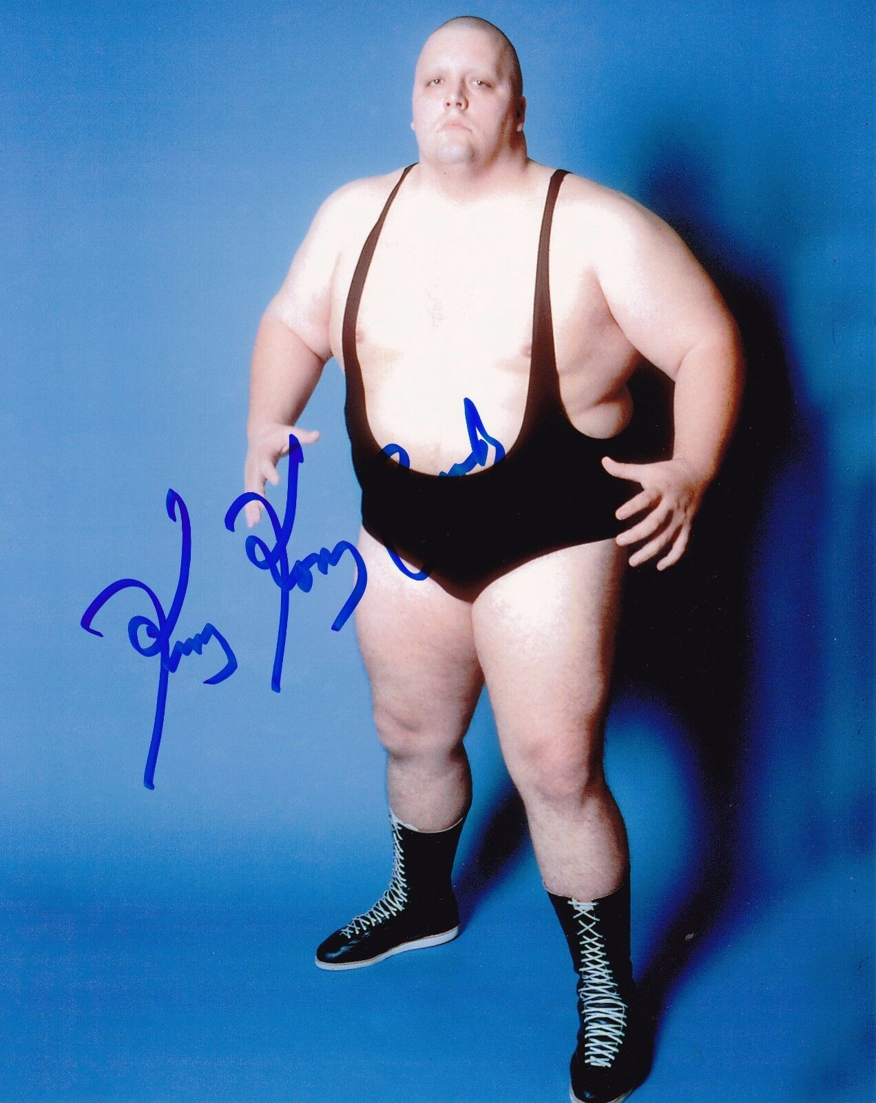 King Kong Bundy autographed 8x10 #3 WWF WWEDeceased