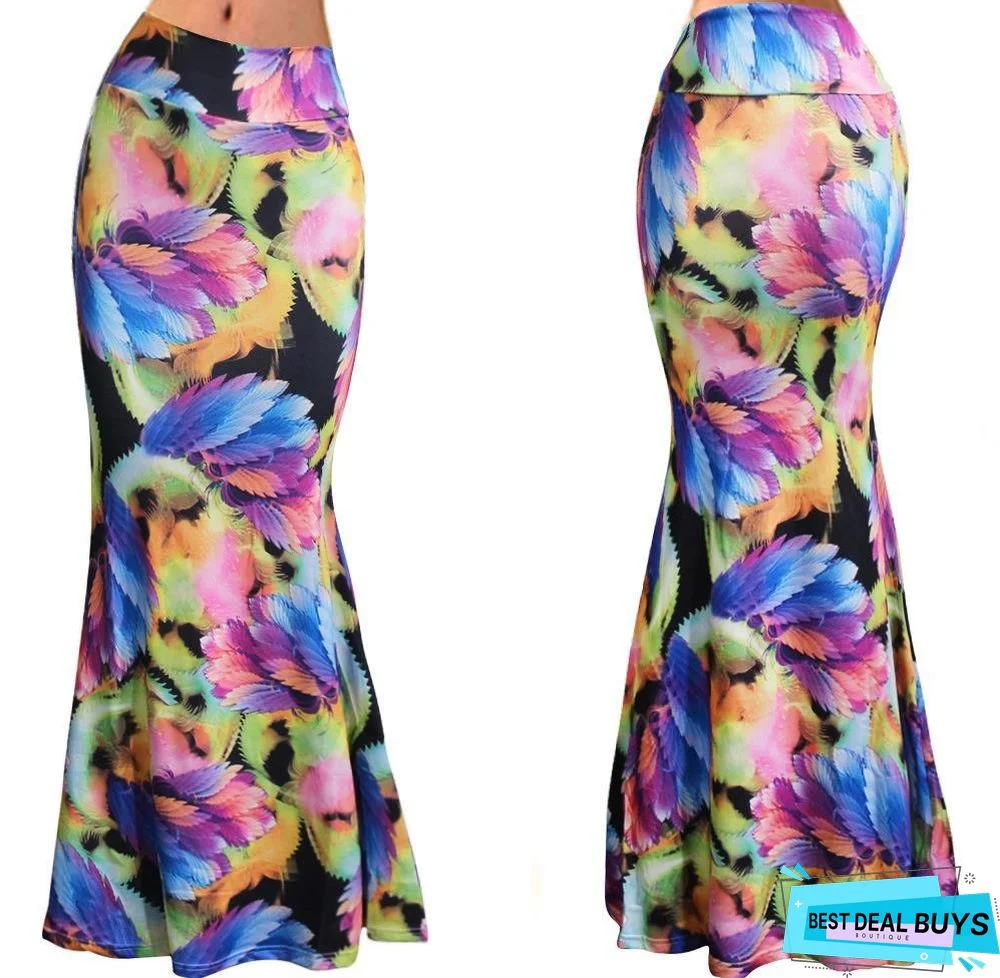 Half Skirt Women's New High Waist Elastic Bag Hip Skirt