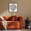 uk.everydayedeals (Limited Stock)Cross Stitch - 14ct Stamped - Fleur de rose violette (33*36cm)