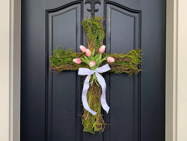 Easter Cross For Front Door