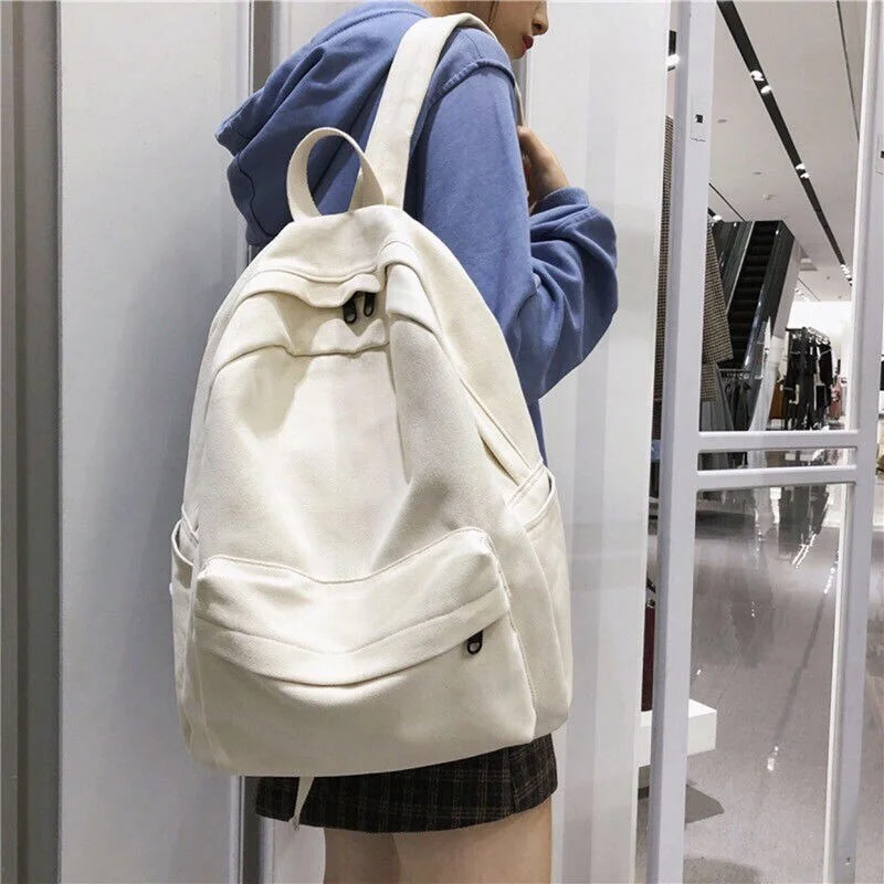 Mongw Kawaii Cartoon Print Lady Lattice Bag Women Plaid Backpack Travel Fashion Female Laptop College Girl Cute School Bags
