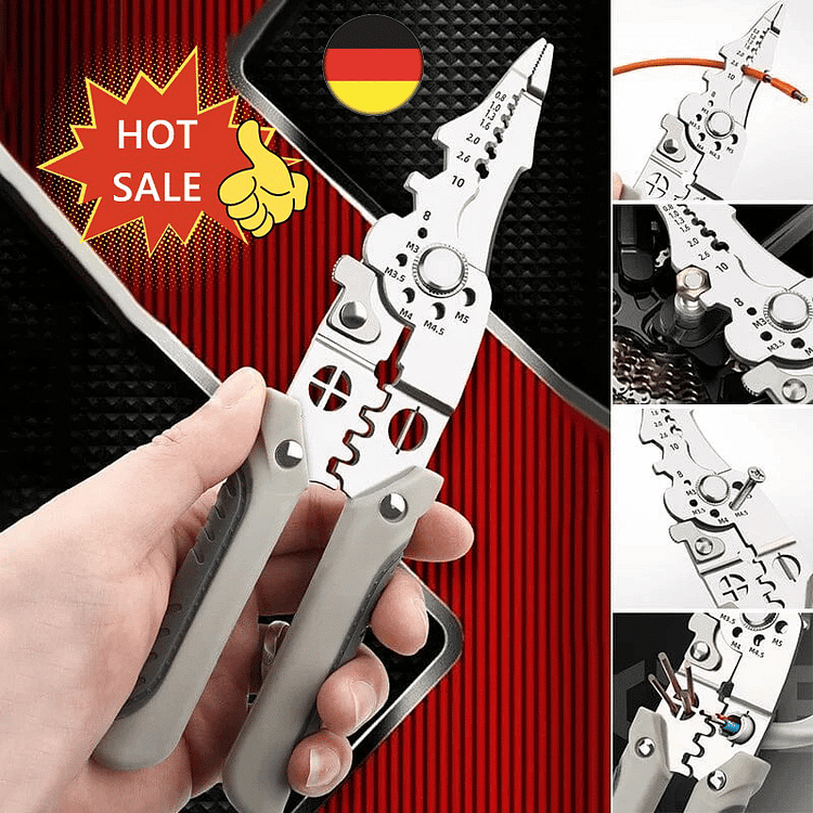 2024 New ArrivalMultifunctional Wire Stripper Crimper Cable Cutter Pliers