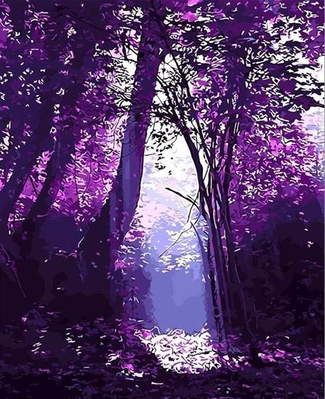

Purple Forest – Paint By Numbers - 40*50CM, 501 Original